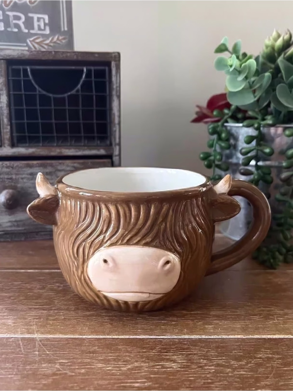 New Ceramic Highland Cow Mug